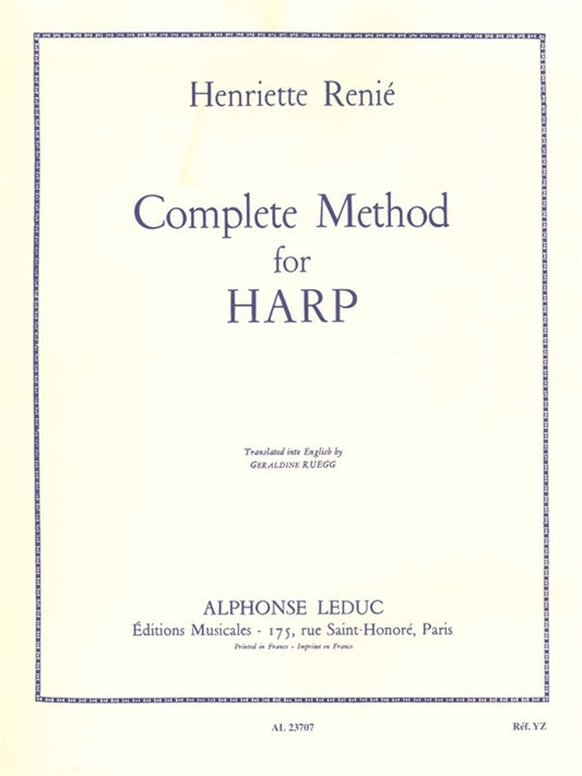 Complete Method for Harp Volume 1
