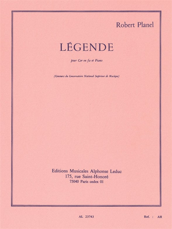 Legende Cor En Fa Et Piano