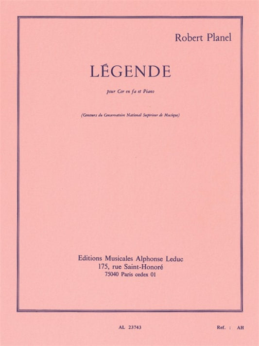 Legende Cor En Fa Et Piano