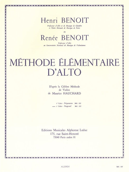 Méthode élémentaire d'alto Vol. 2