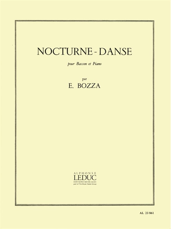 Nocturne-Danse pour basson et piano