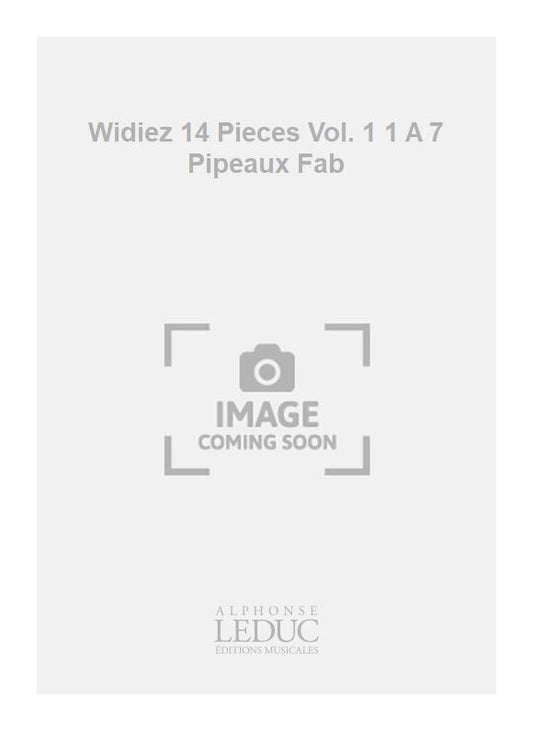 Widiez 14 Pieces Vol. 1 1 A 7 Pipeaux Fab
