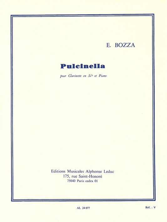 Pulcinella pour clarinette et piano
