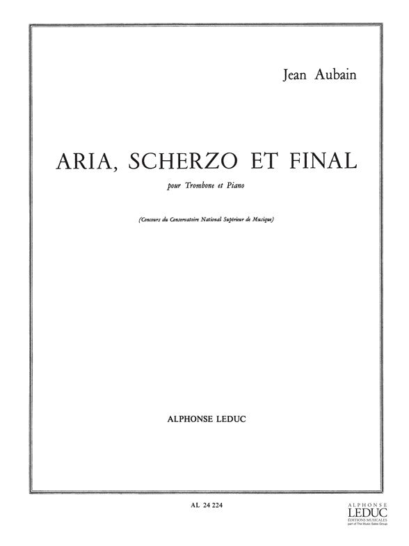 Aria, scherzo et Final