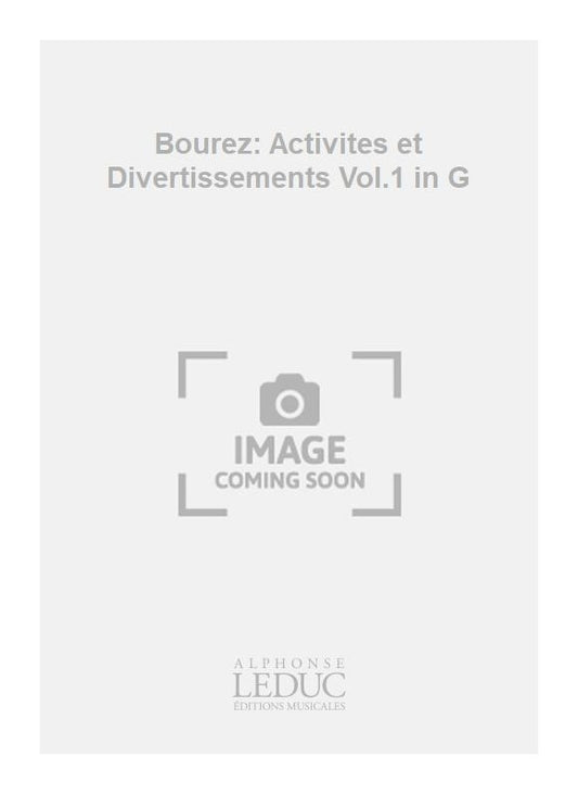 Activites et Divertissements Volume 1 in G