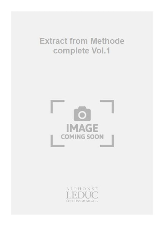 Extract from Methode complete Volume 1