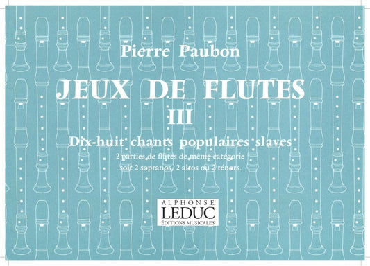 Jeux de Flûtes Volume 3