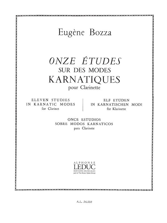 11 Études Sur Des Modes Karnatiques