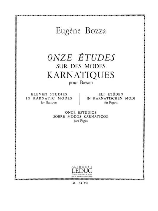11 Etudes sur des Môdes karnatiques