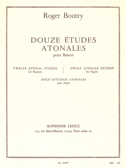 12 Etudes Atonales