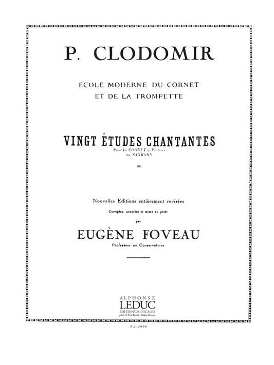 20 Études Chantantes