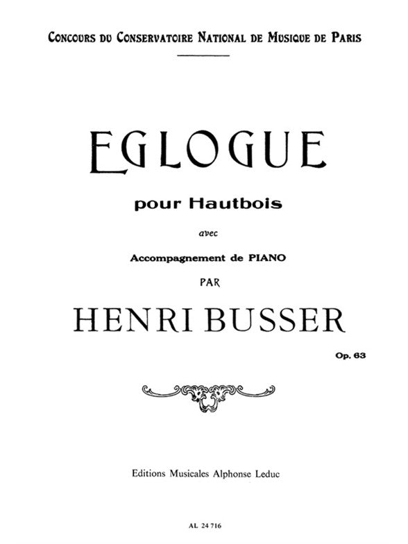 Eglogue Op.63