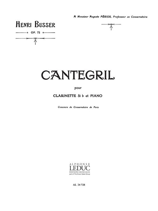 Cantegril Op.72