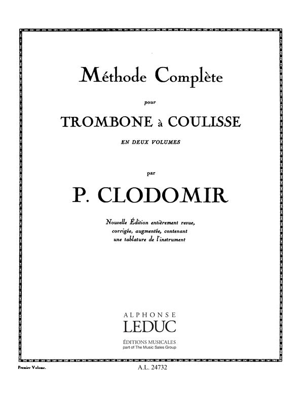 Méthode Complète de Trombone à coulisse, Volume 1