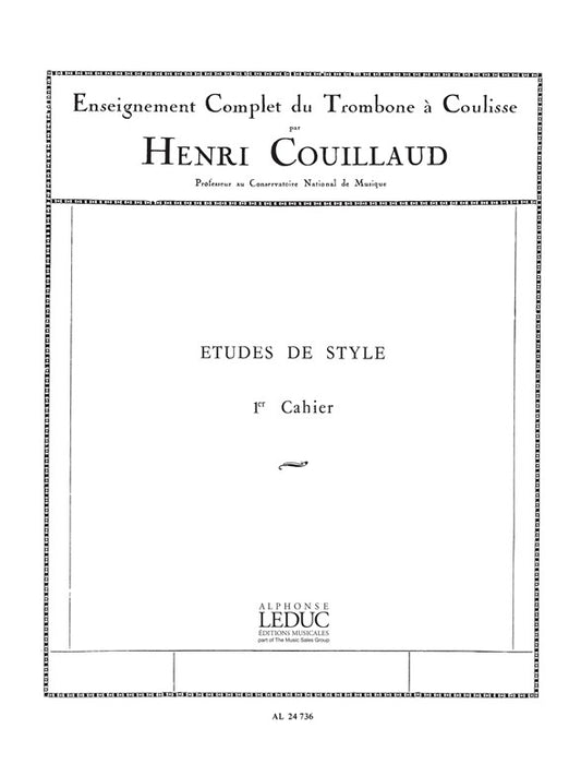 26 Études De Style D'Après Bordogni Volume 1