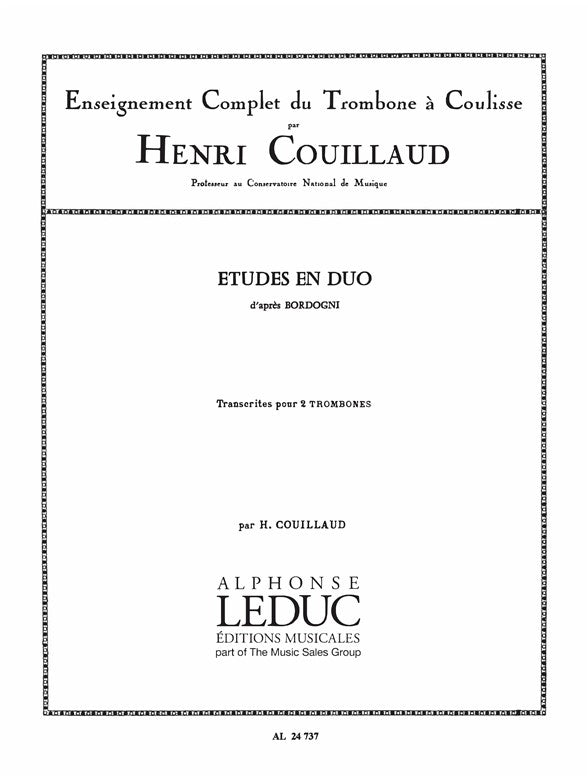 Études En Duo D'Après Bordogni