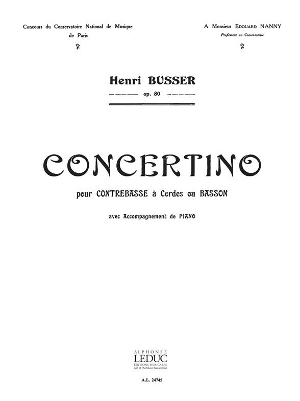 Concertino Op. 80