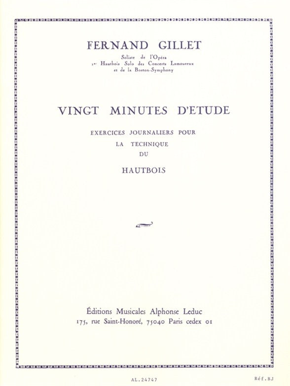 20 Minutes d'Etude