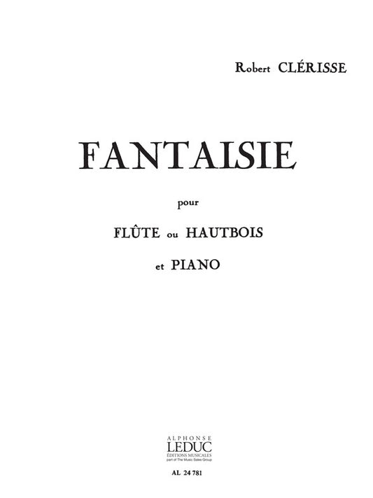 Fantaisie pour flute ou hautbois et piano