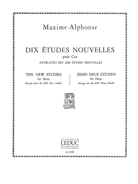 10 Etudes nouvelles