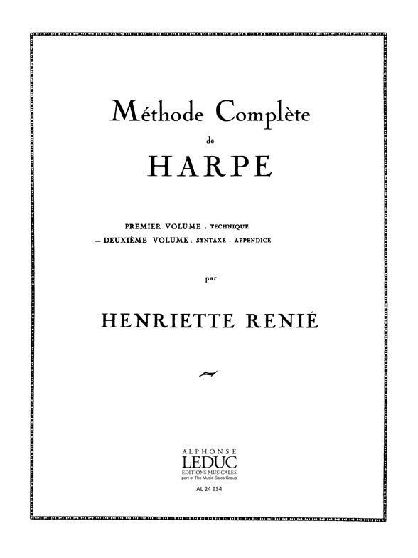 Méthode Complète de Harpe Vol. 2 Syntaxe