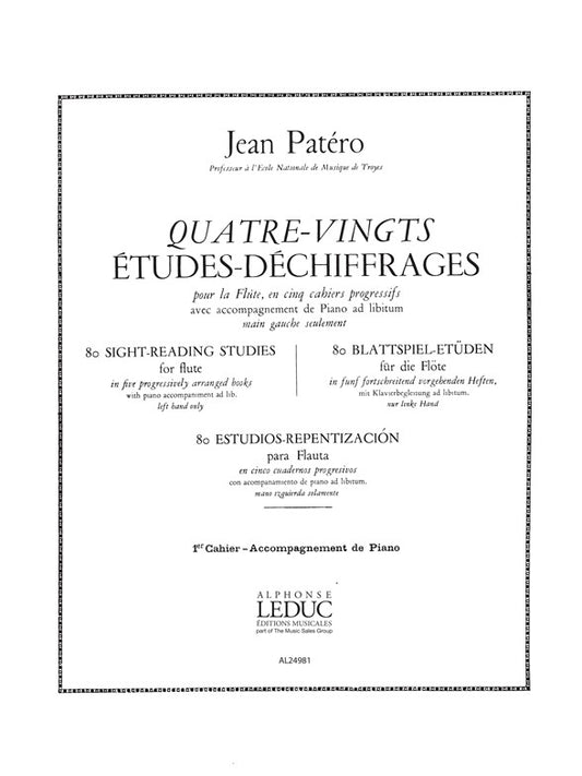 80 Etudes de Dechiffrages Volume 1