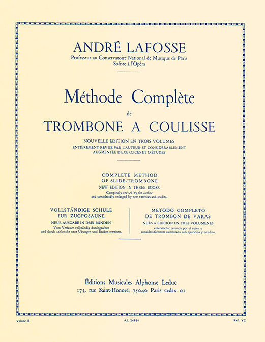 Méthode de Trombone, Volume 2