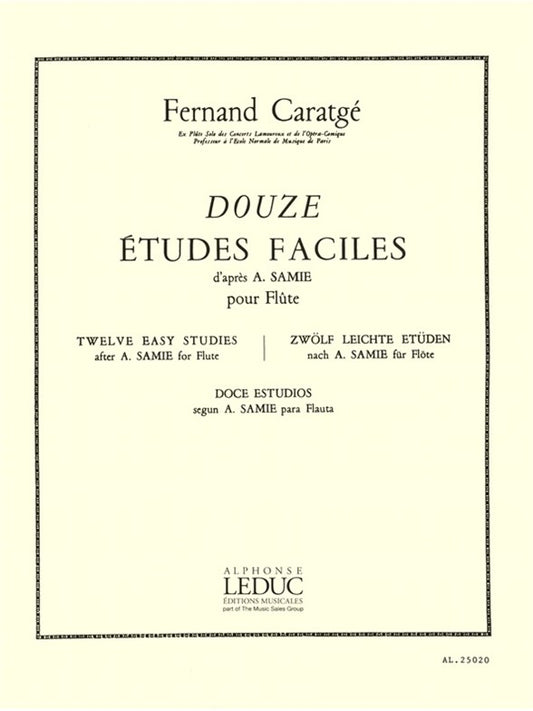 12 Etudes faciles, d'apres Samie
