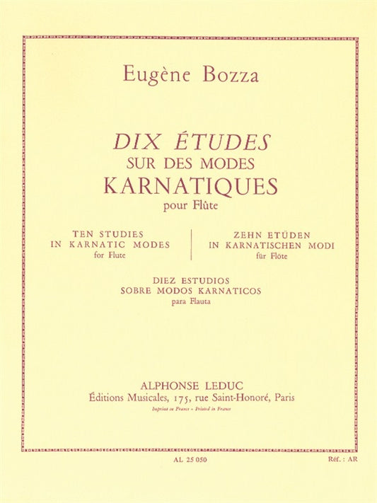 10 Études Sur Des Modes Karnatiques