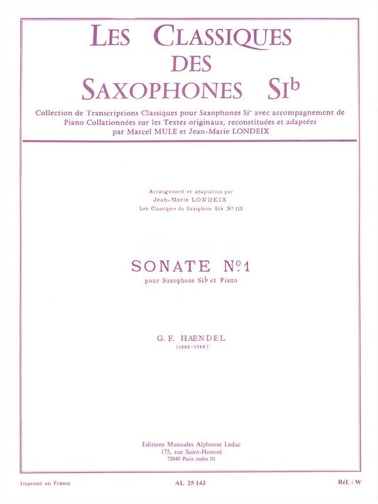 Sonate n° 1