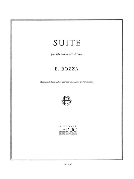Suite Pour Clarinette Et Piano