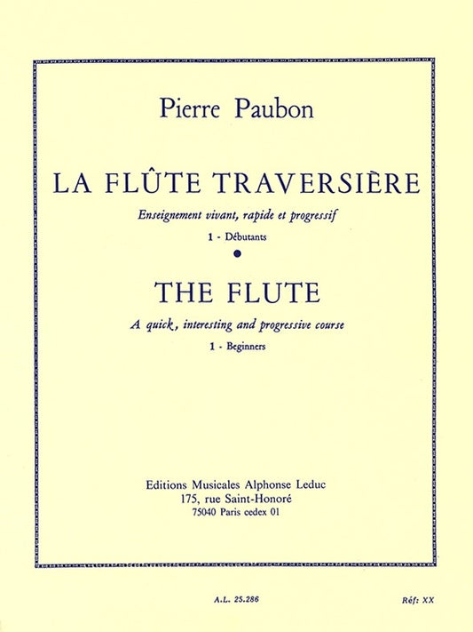 La Flûte traversiere Volume 1
