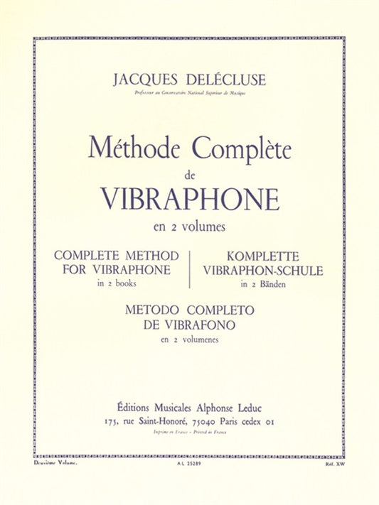 Methode Vol. 2 Vibraphone