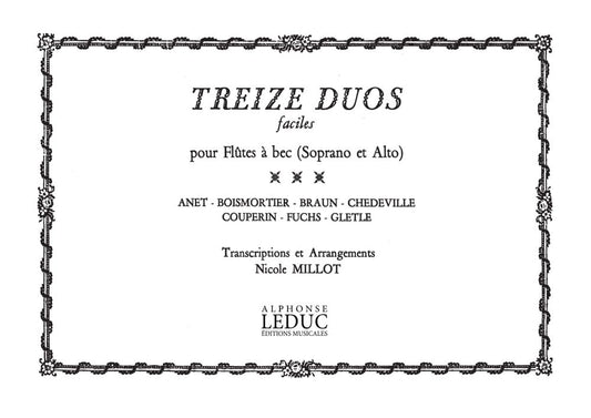 13 Duos faciles