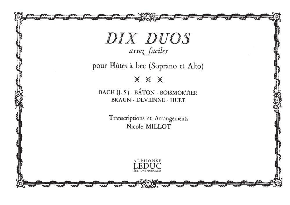 10 Duos assez faciles