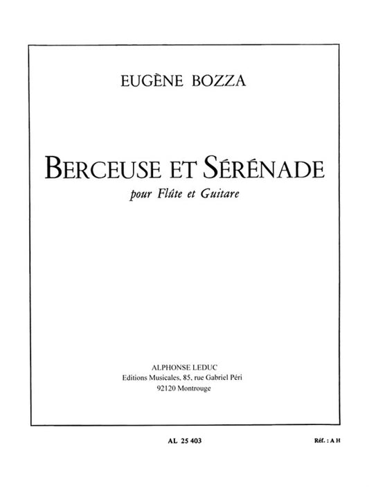 Berceuse Et Sérénade For Flute And Guitar