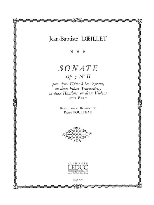 Sonate Op.5 n° 2