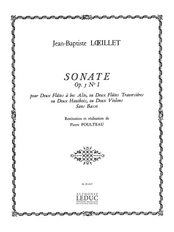 Sonate Op.5 n° 1