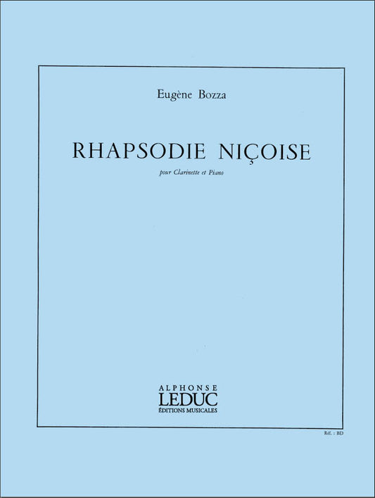 Rapsodie Niçoise pour clarinette et piano