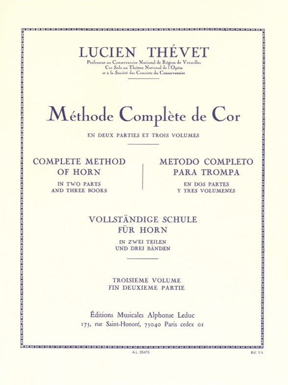 Complete Method of Horn
