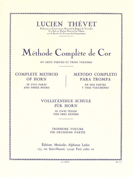 Complete Method of Horn