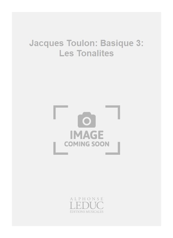 Basique 3: Les Tonalites