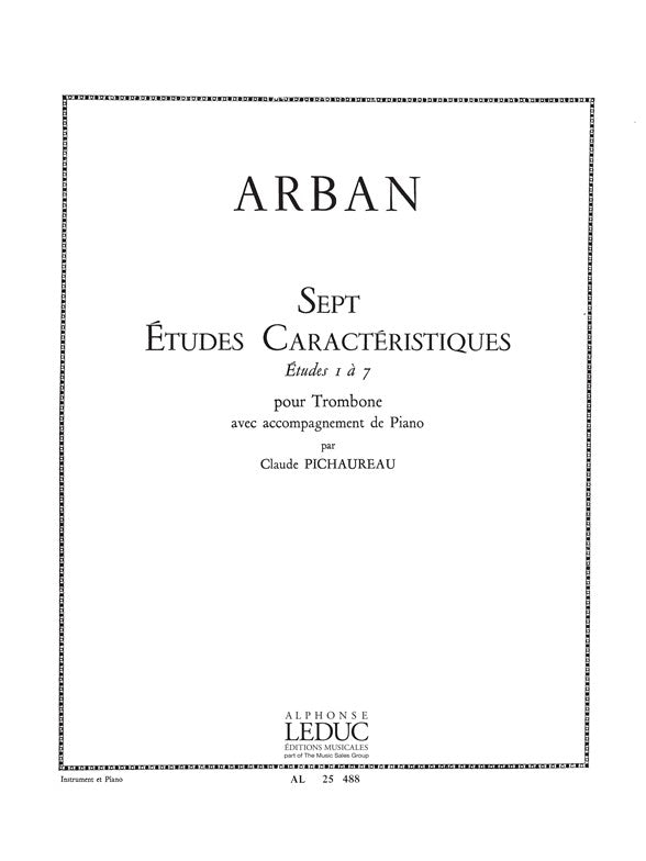 7 Etudes Caracteristiques
