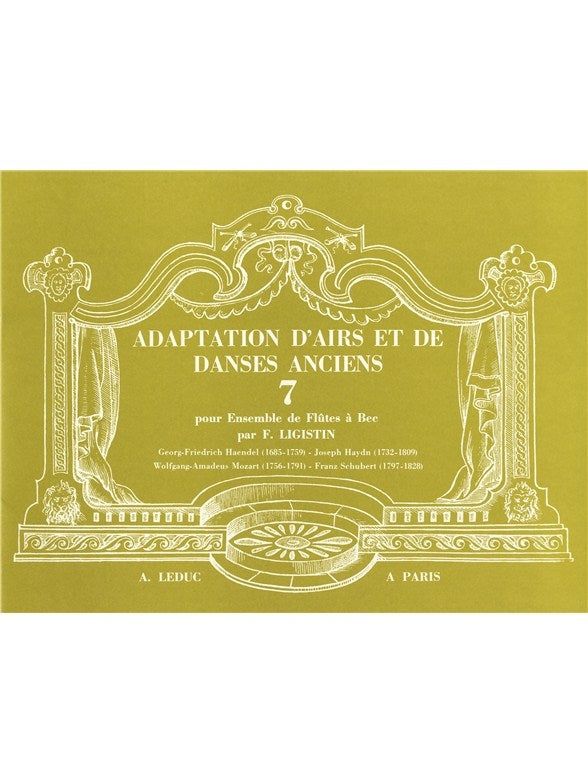 Adaptation dAirs et de Danses anciens Volume 7