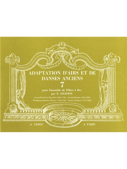 Adaptation dAirs et de Danses anciens Volume 7