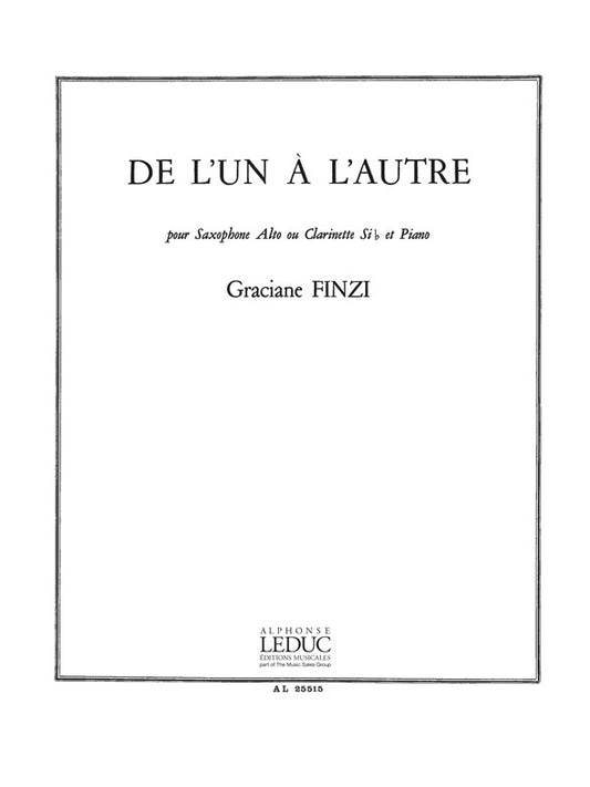 De L'Un A L'Autre