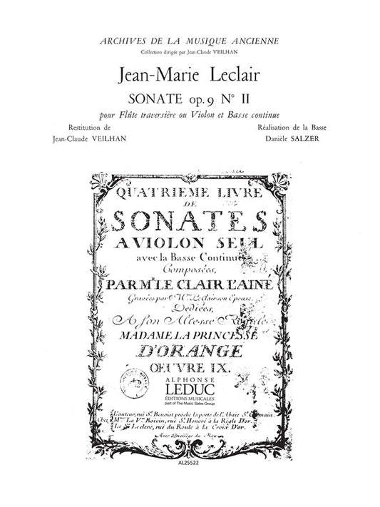 Sonate Op.9 n° 2