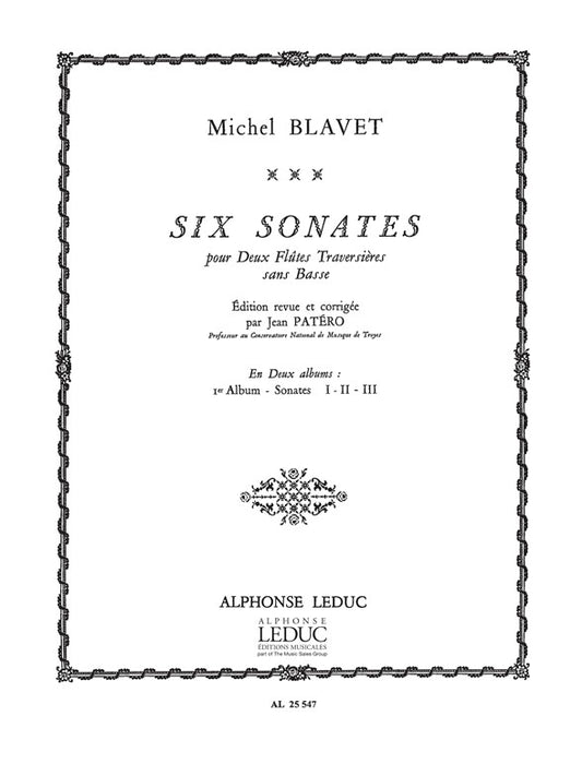 6 Sonates Volume 1: n° 1 - n° 3