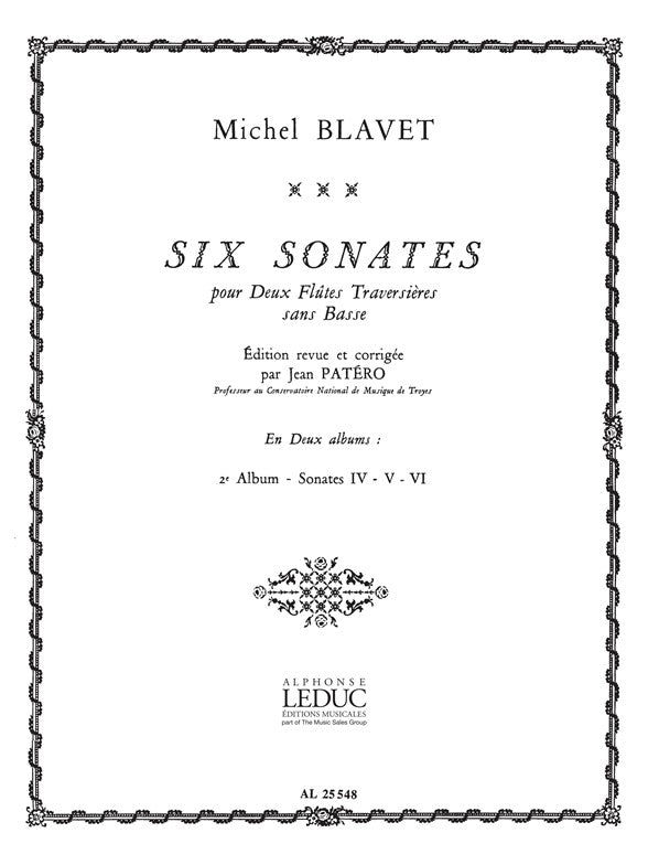 6 Sonates Volume 2: n° 4 - n° 6