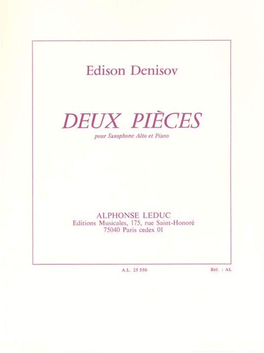 2 Pièces pour Saxophone Alto